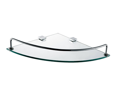 Branded Bathroom Accessories: Corner Glass Shelf London