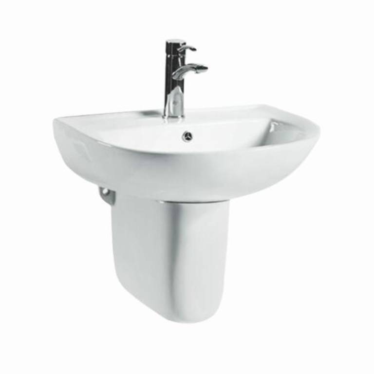 Semi Pedestal Basin – UB516W (White)