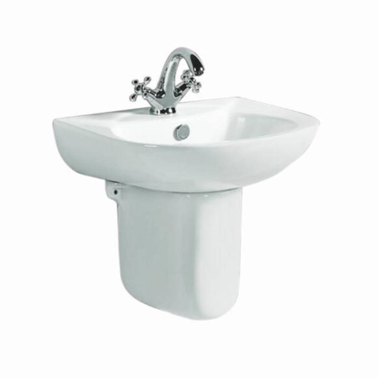 Semi Pedestal Basin – UB630W (White)