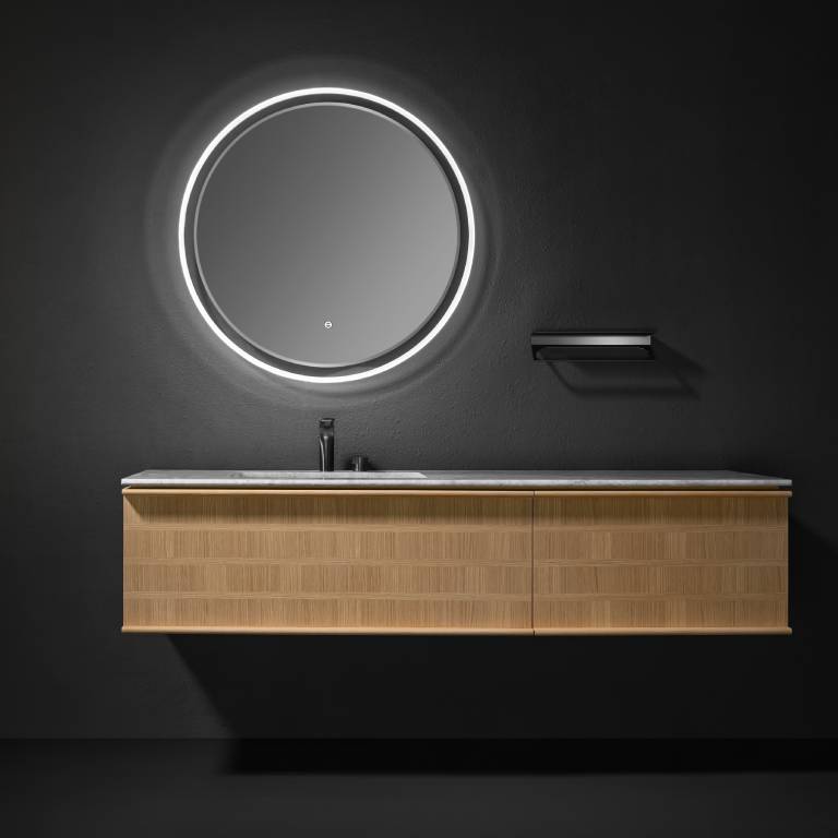 LED Mirror With Anti Fog And Touch Sensor Switch 700 mm Round – UM-641-700