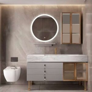 What is the difference between a vanity and a cabinet?